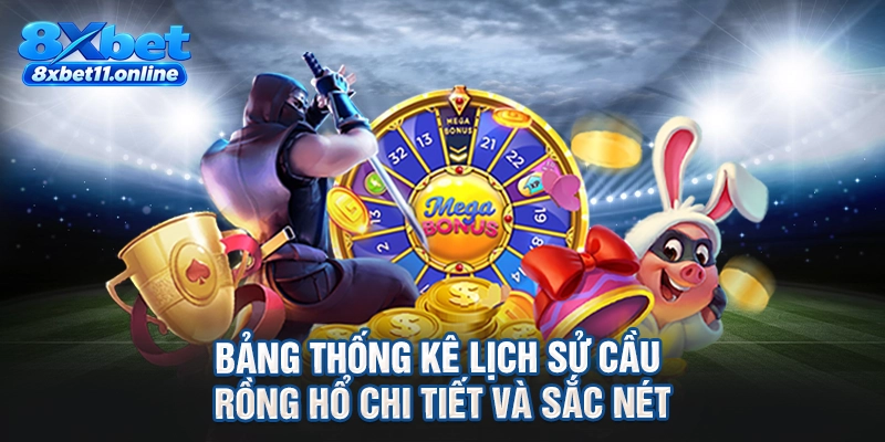 Bảng thống kê lịch sử cầu rồng hổ chi tiết và sắc nét