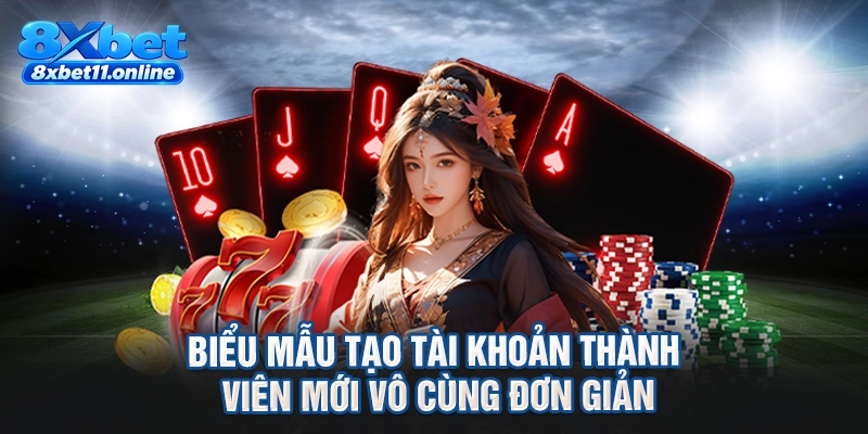 Biểu mẫu tạo tài khoản thành viên mới vô cùng đơn giản
